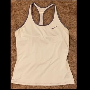 Lavender Nike tank with sports bra
